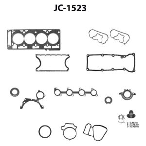 Juego Juntas Ford K Ikon Fiesta Courier 1.6 L 8v