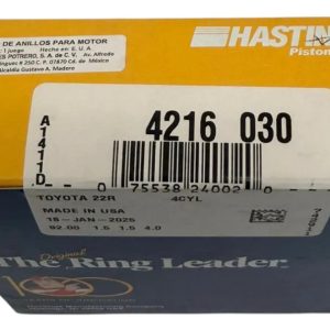Anillos Mazda Mpv 2.6l Toyota Pickup 2.4l L4 85-95 (030)