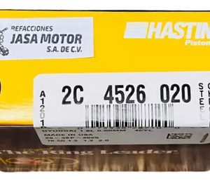 Anillos Hastings Dodge Attitude Verna Accent 1.6l 16v (020)