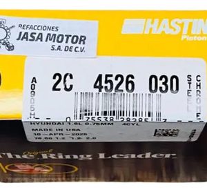 Anillos Hastings Dodge Attitude Verna Accent 1.6l 16v (030)